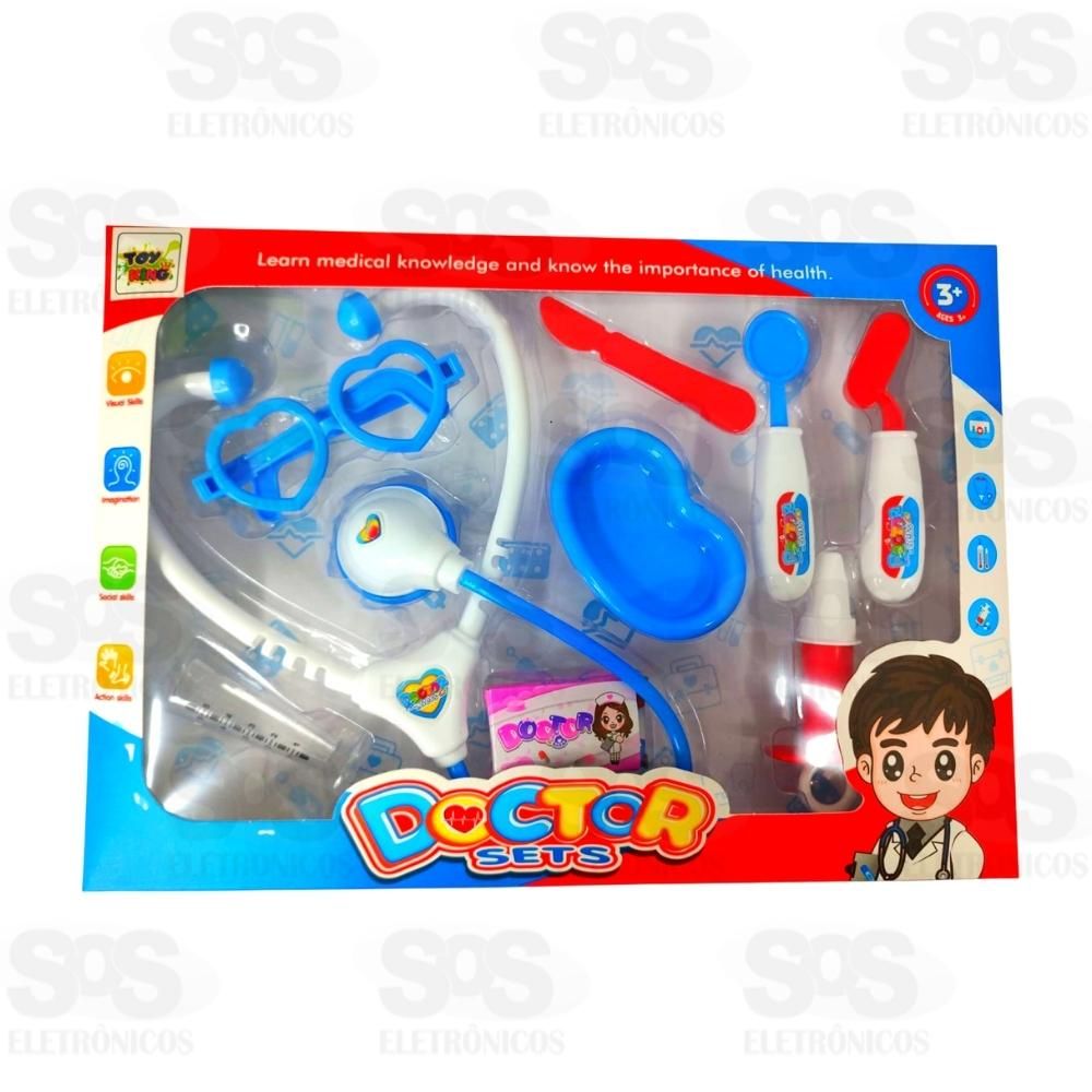 Kit Consultrio Mdico De Brinquedo Toy King 3419