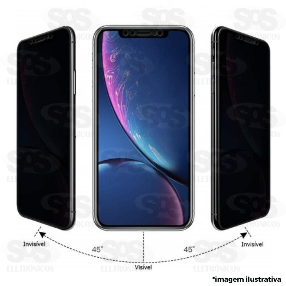 Pelcula De Privacidade 3D Preta Iphone X/XS/11 Pro