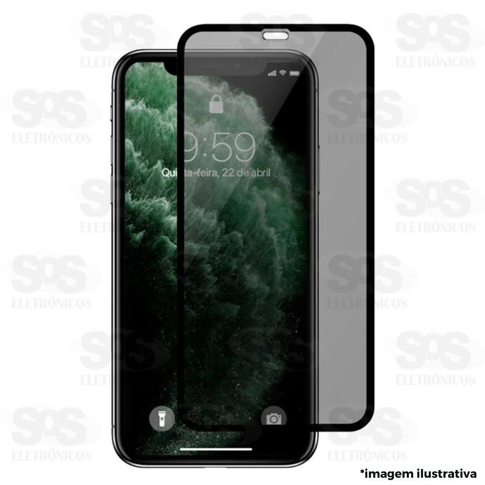 Pelcula De Privacidade 3D Preta Iphone X/XS/11 Pro