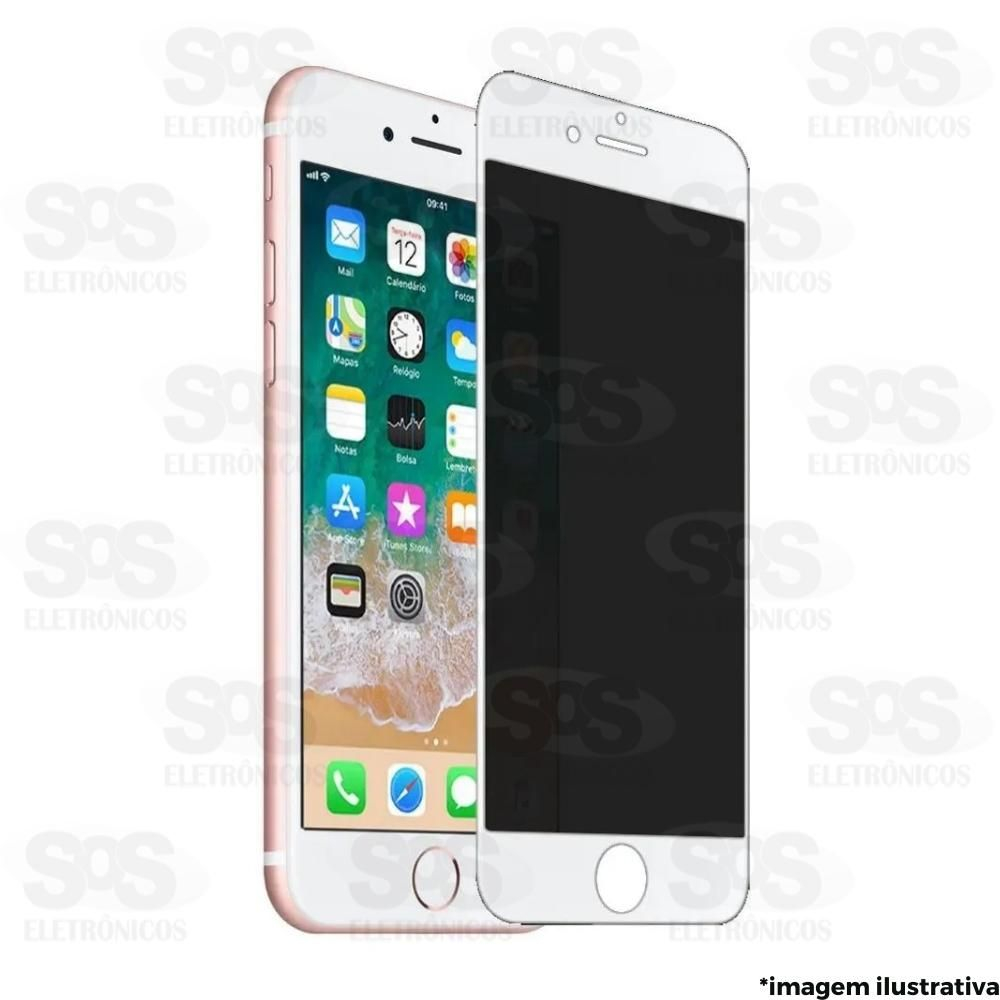 Pelcula De Privacidade 3D Branca Iphone 6