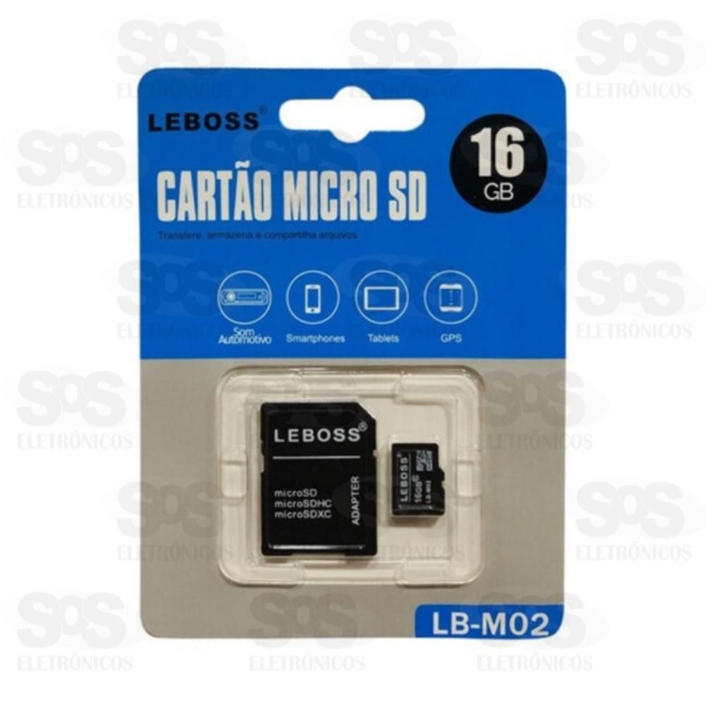 Cartão De Memória 16GB Leboss LB-M02