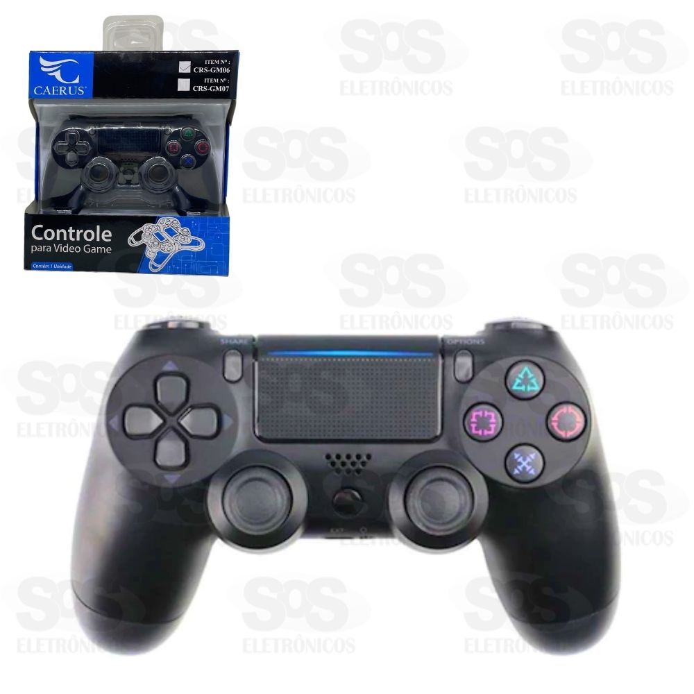 Controle para Playstation 4 Sem Fio Caerus CRS-GM06