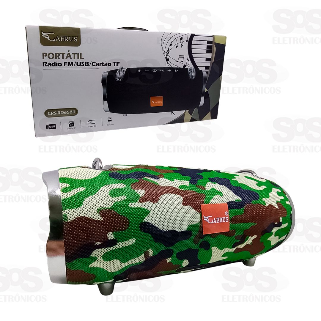 Caixa De Som Portátil 20W Caerus CRS-RD6584