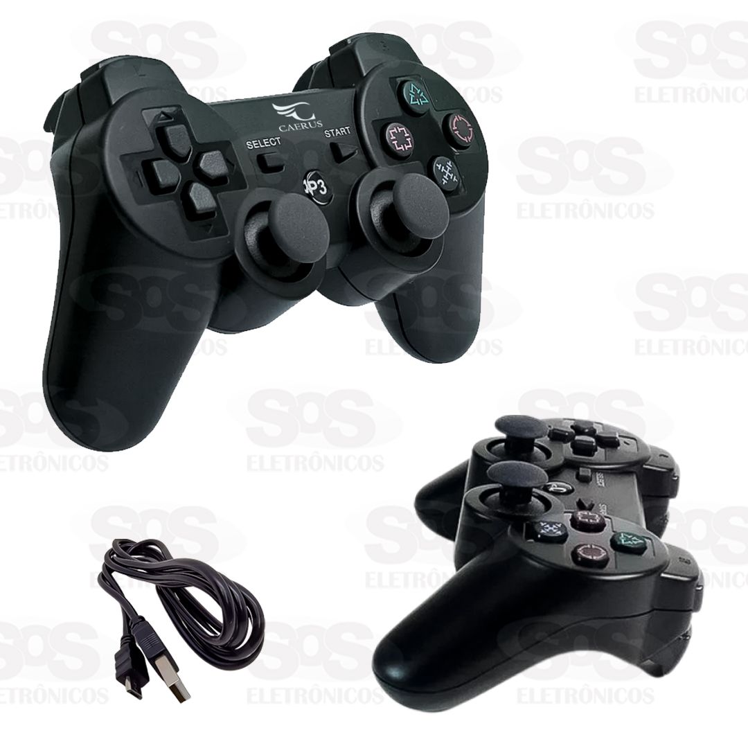 Controle Para Playstation 3 Com Fio Caerus CRS-GM04