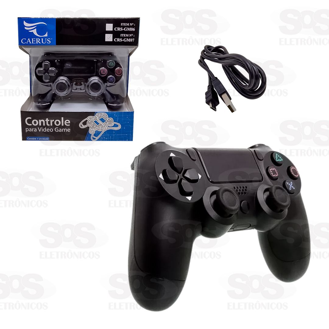 Controle Para Playstation 4 Com Fio Caerus CRS-GM07