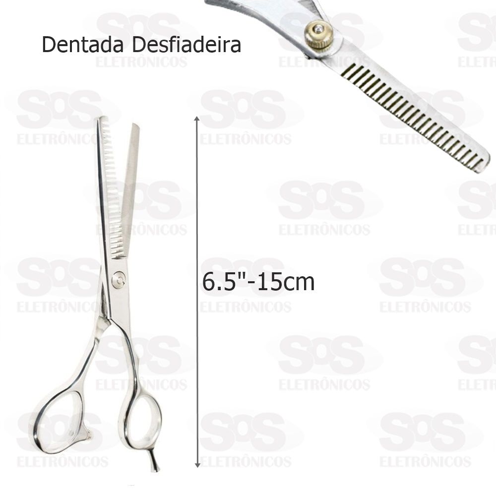 Tesoura Dentada Para Cabelos 6.5 Caerus CRS-1274