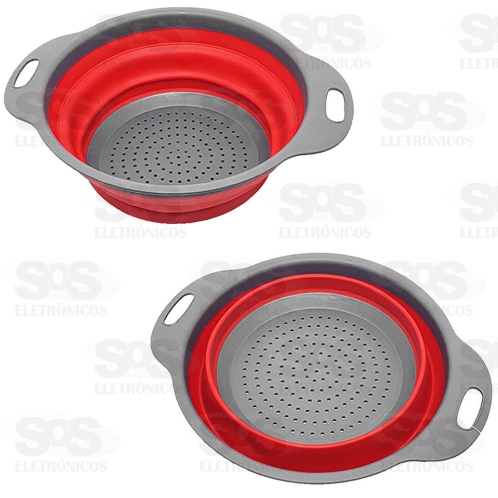 Escorredor Retrtil Silicone 20X8Cm Caerus 1166