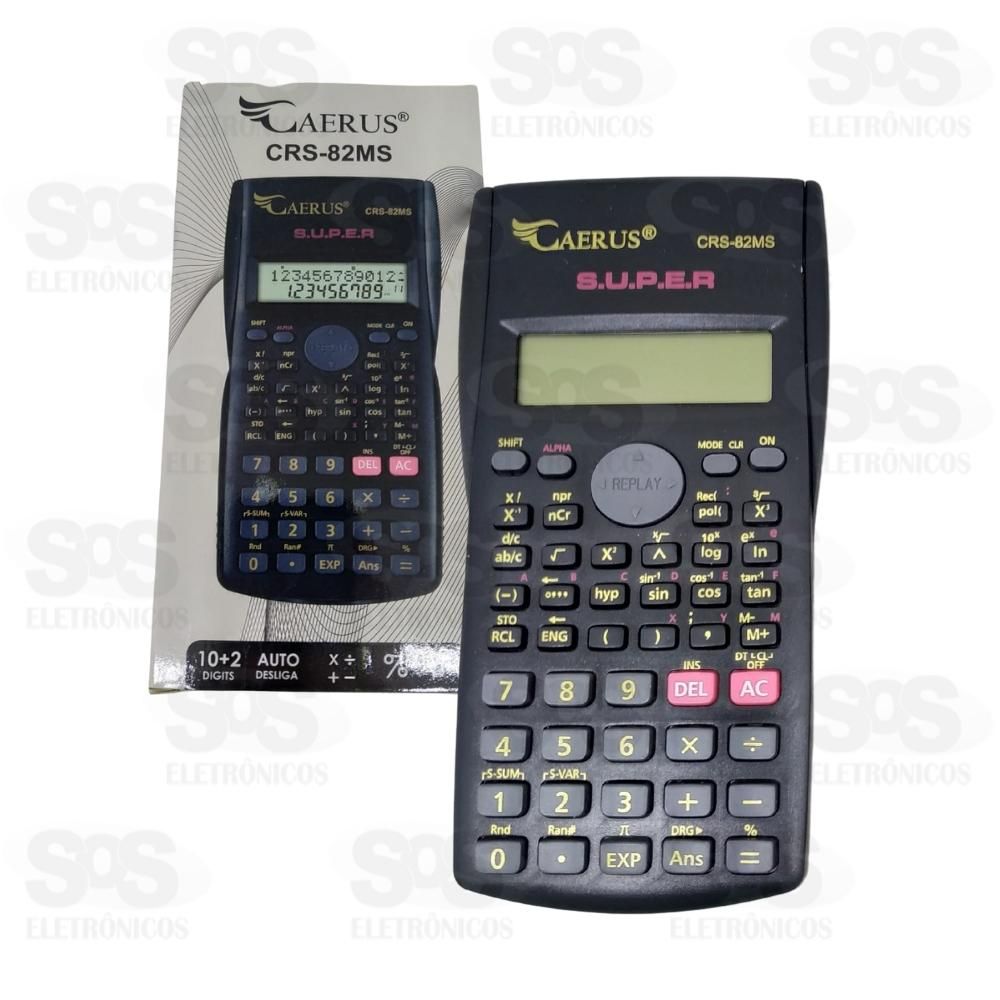 Calculadora Científica 12 Dígitos Com Capa Caerus CRS-82MS