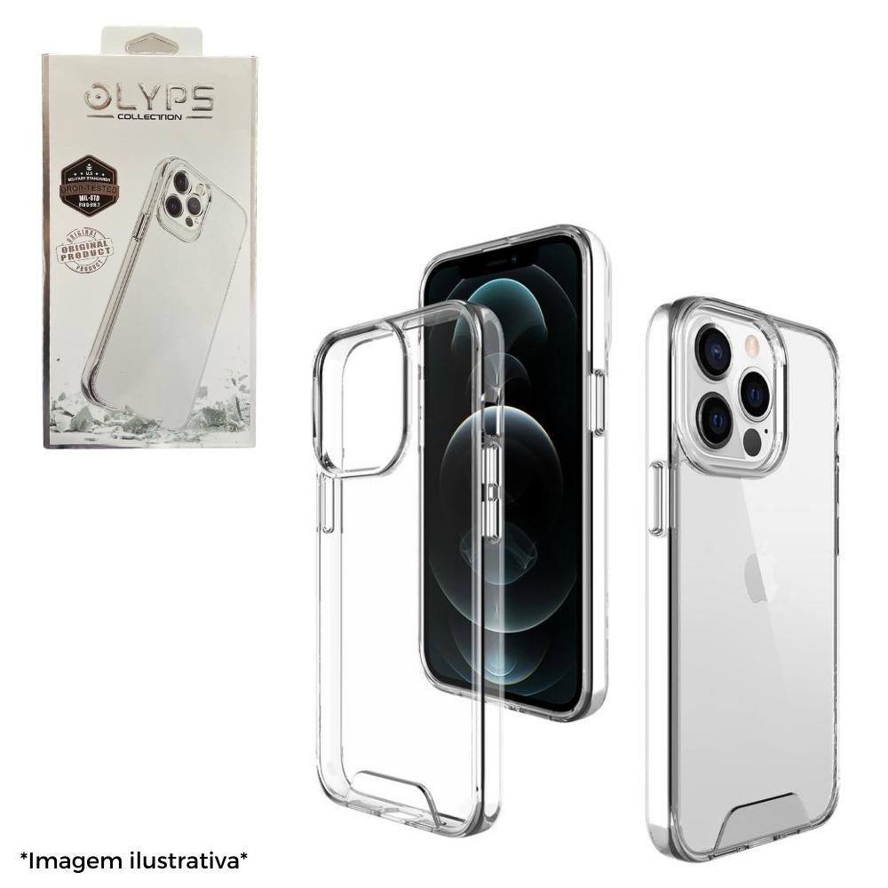 Capa Acrílica Anti Impacto Iphone 7 Plus / 8 Plus Botão Metalizado