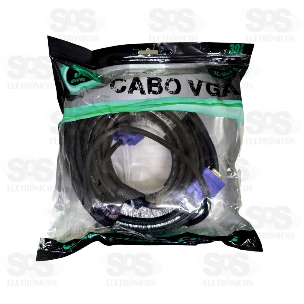 Cabo VGA 30 Metros X-Cell XC-VGA-30