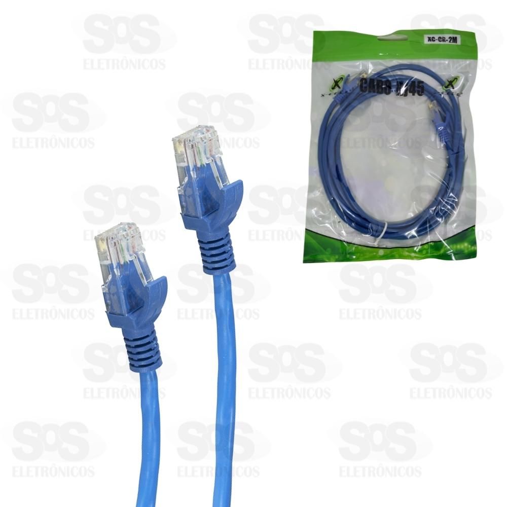 Cabo De Rede 2 Metros RJ45 X-cell XC-CR-2M