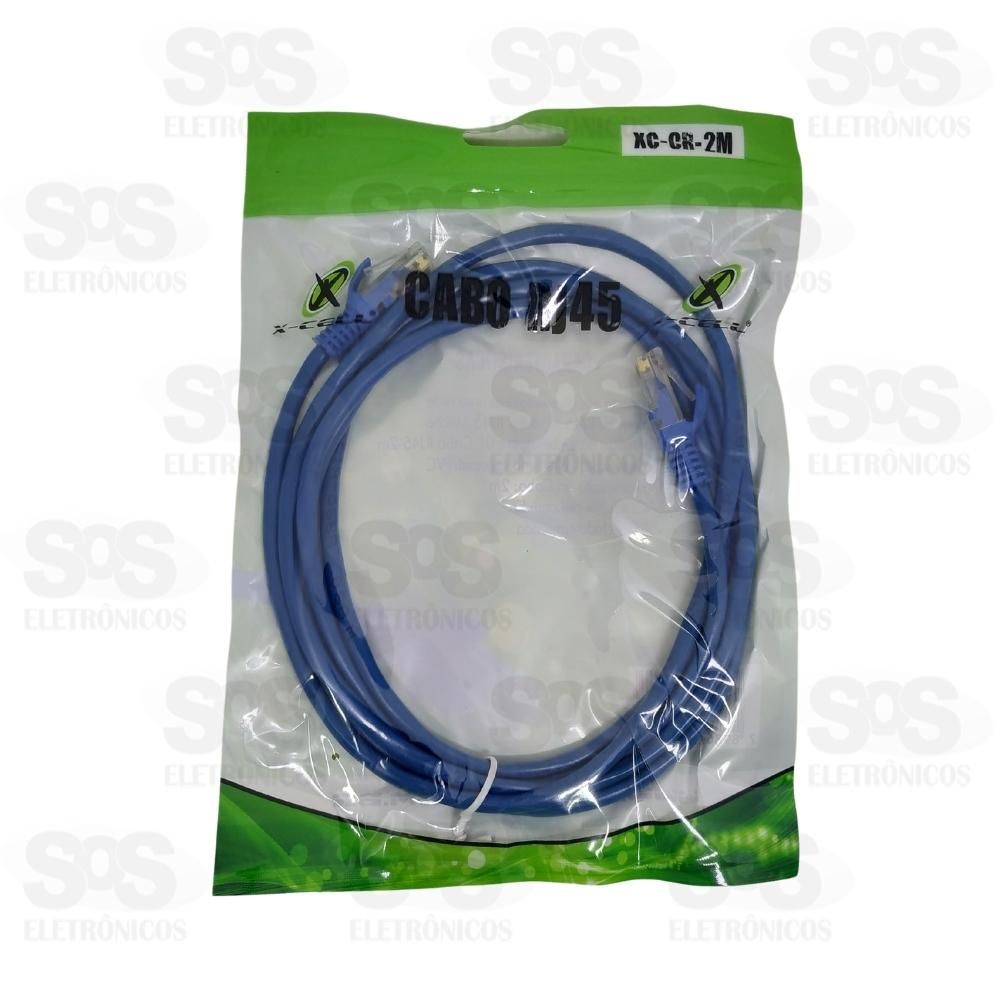 Cabo De Rede 2 Metros RJ45 X-cell XC-CR-2M