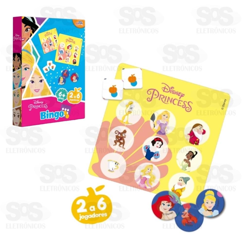 Jogo de Bingo Princesas Disney