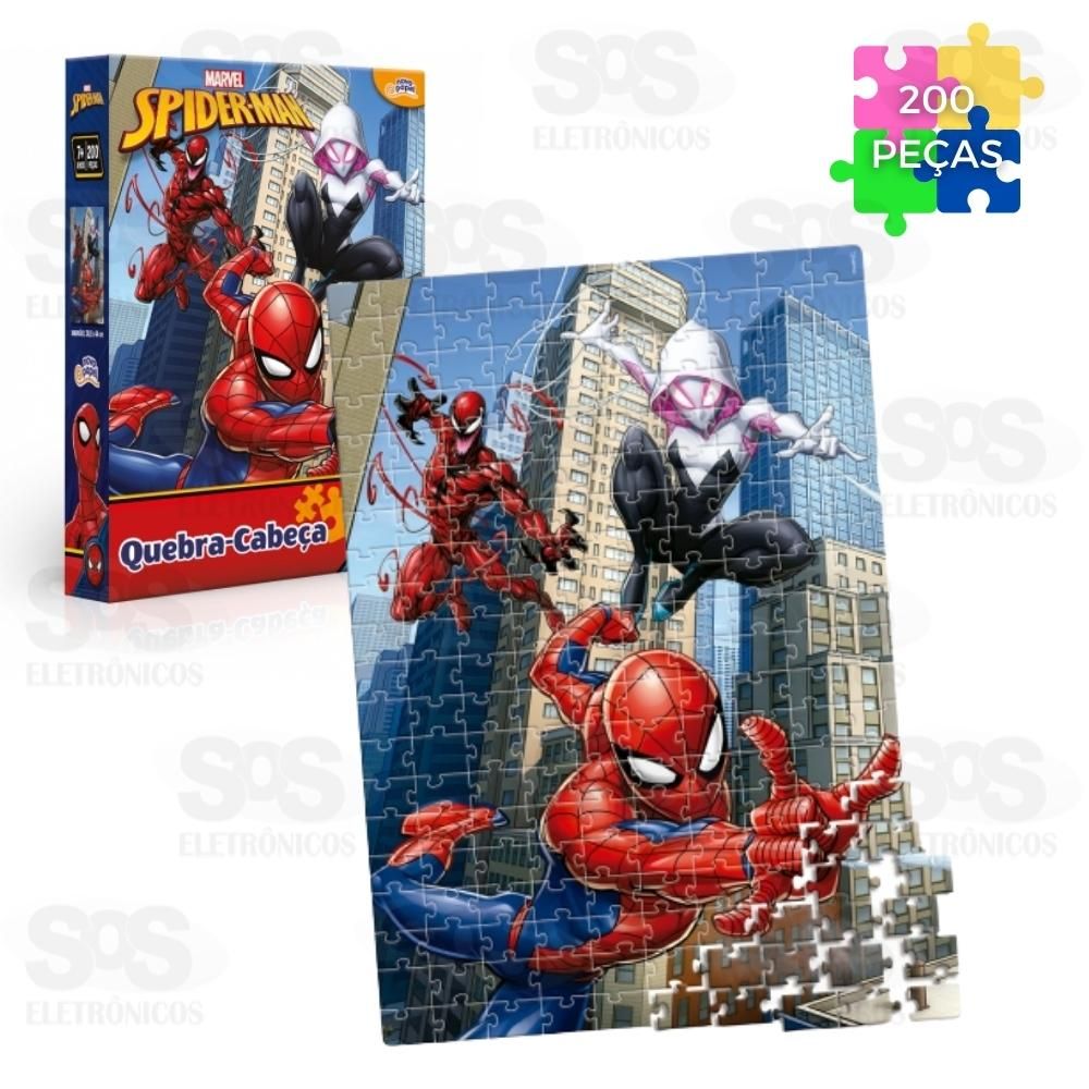 Quebra-Cabea Homem Aranha 200 Peas