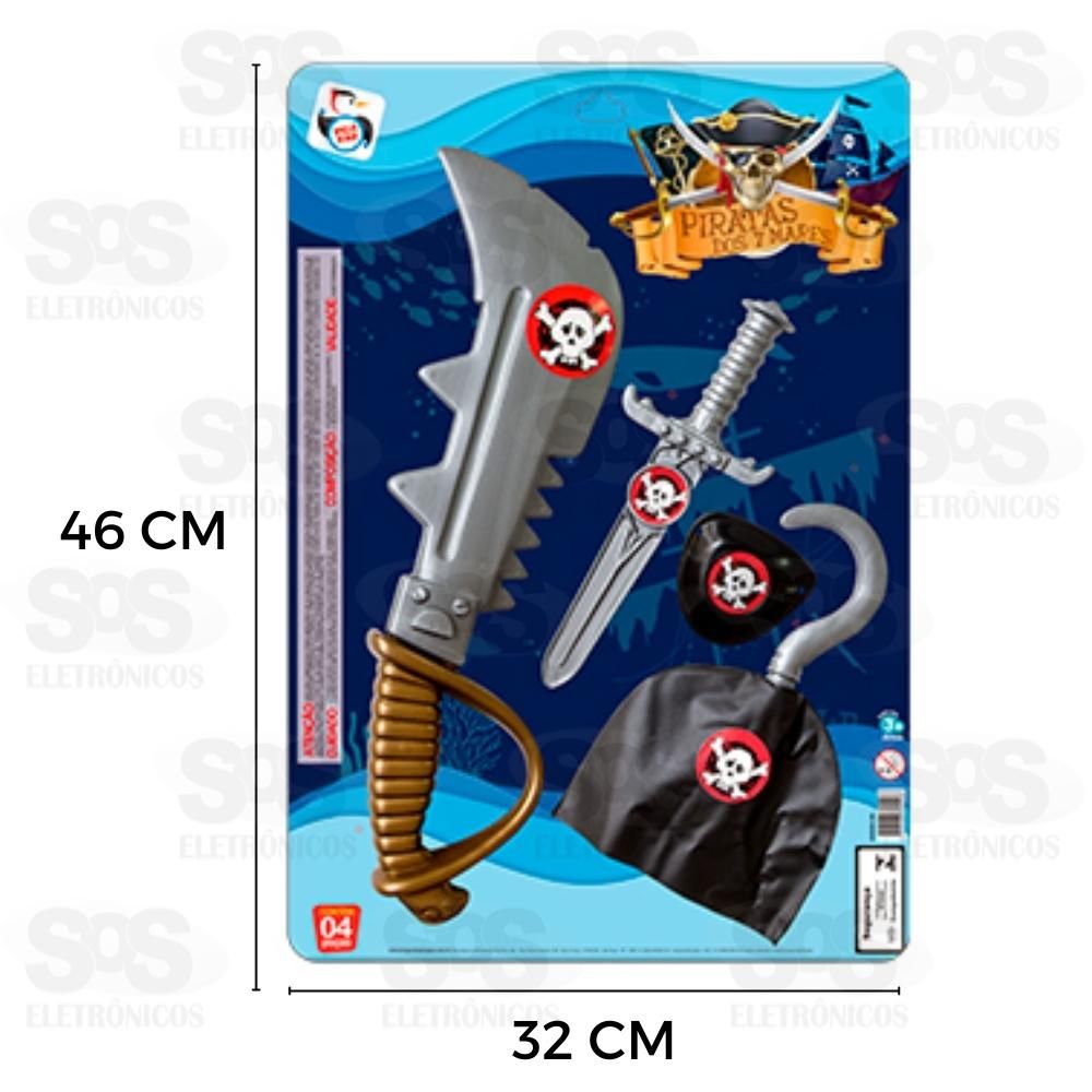 Conjunto Pirata Dos Sete Mares Pica-Pau 299