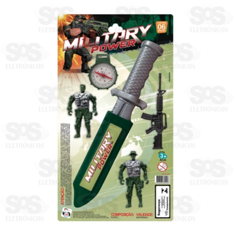 Kit Militar Poderoso 6 Peas 0753