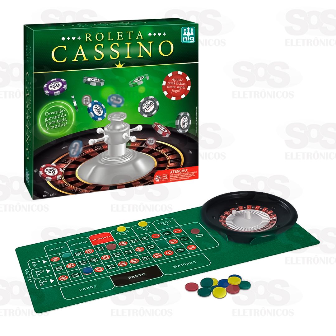 Roleta Cassino Nig Brinquedos 0201