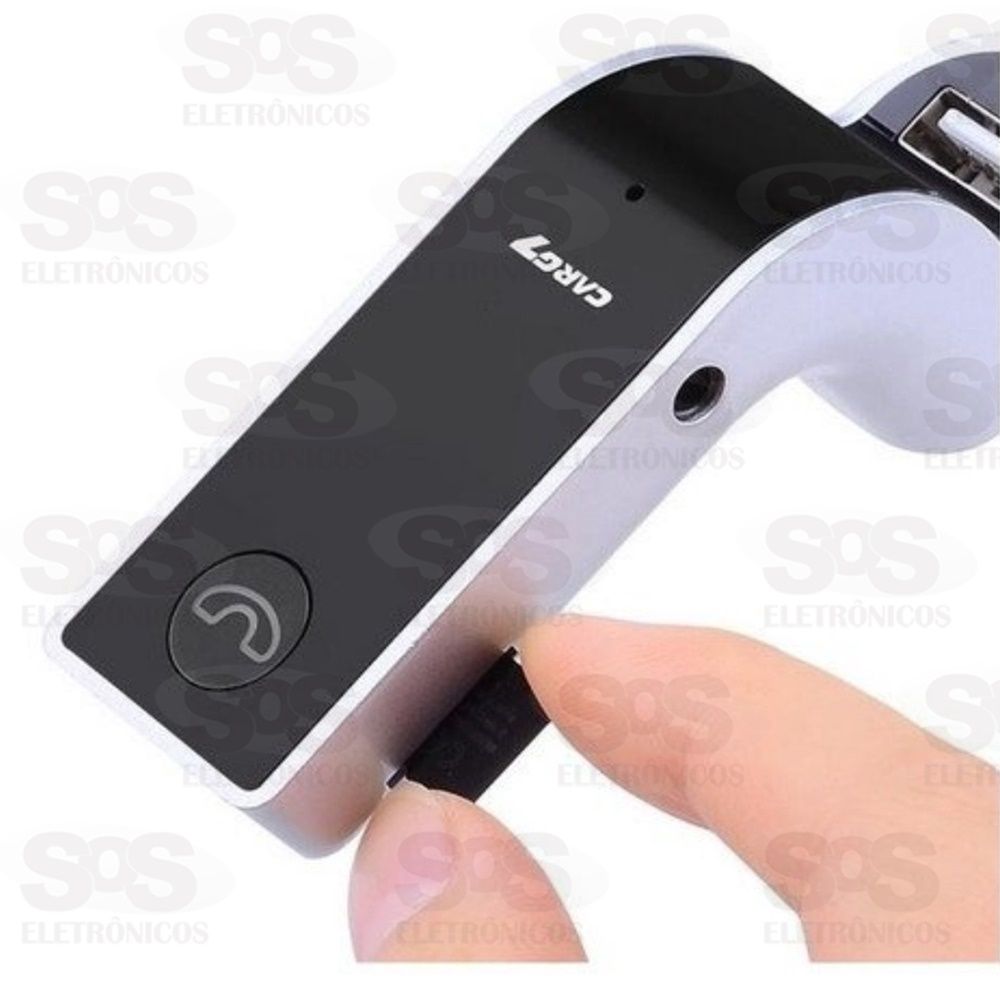 Transmissor FM Bluetooth Com SD E AUX e Carregador Veicular Altomex A-G5077