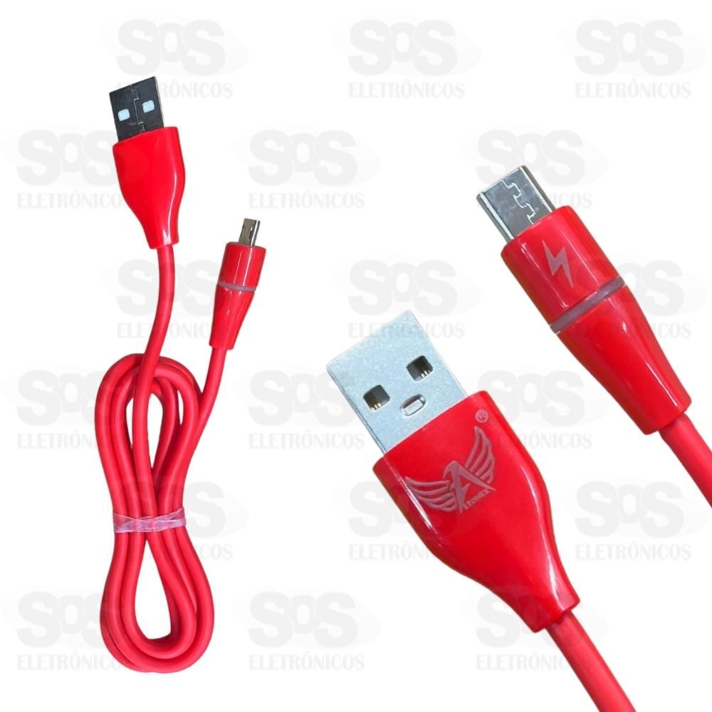 Cabo Micro USB V8 De Dados 1 Metro 3.4A Altomex AL-2053-V8