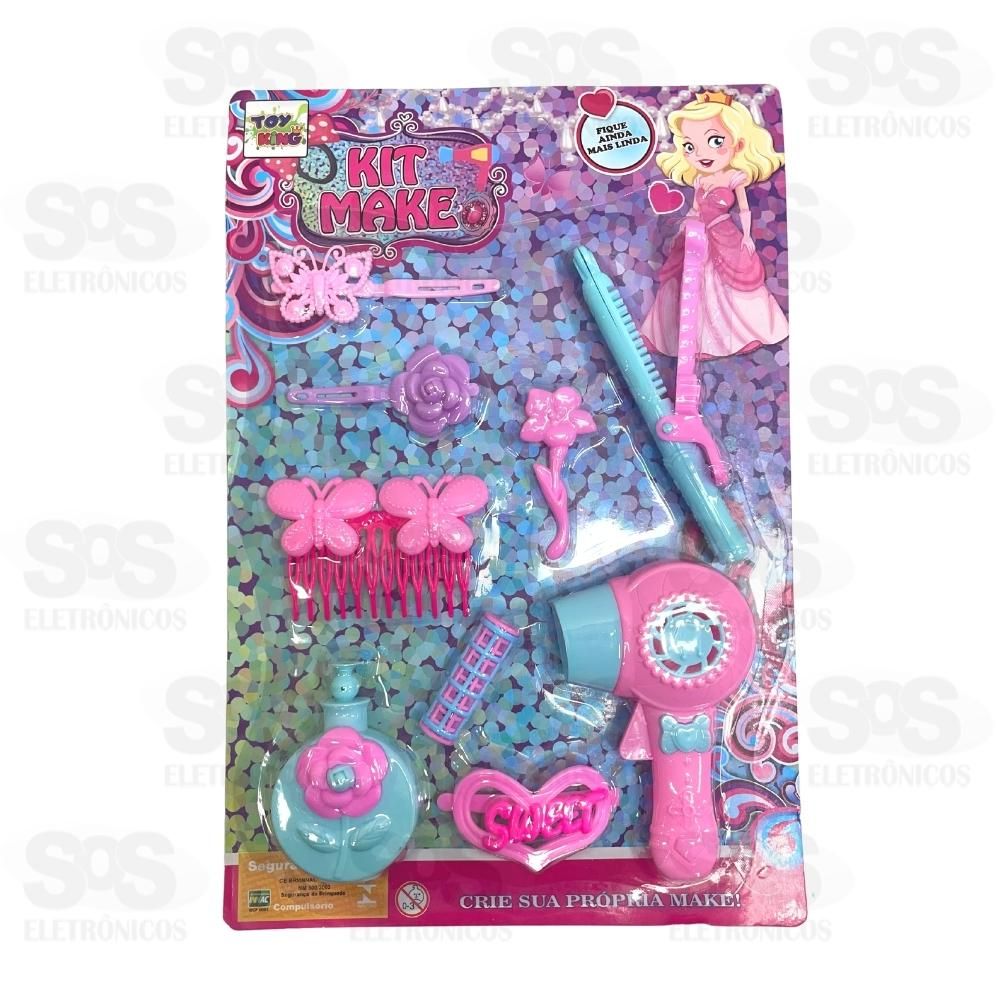 Kit Princesa Cabelo Estiloso 9 Peas Toy King TK-AB2986