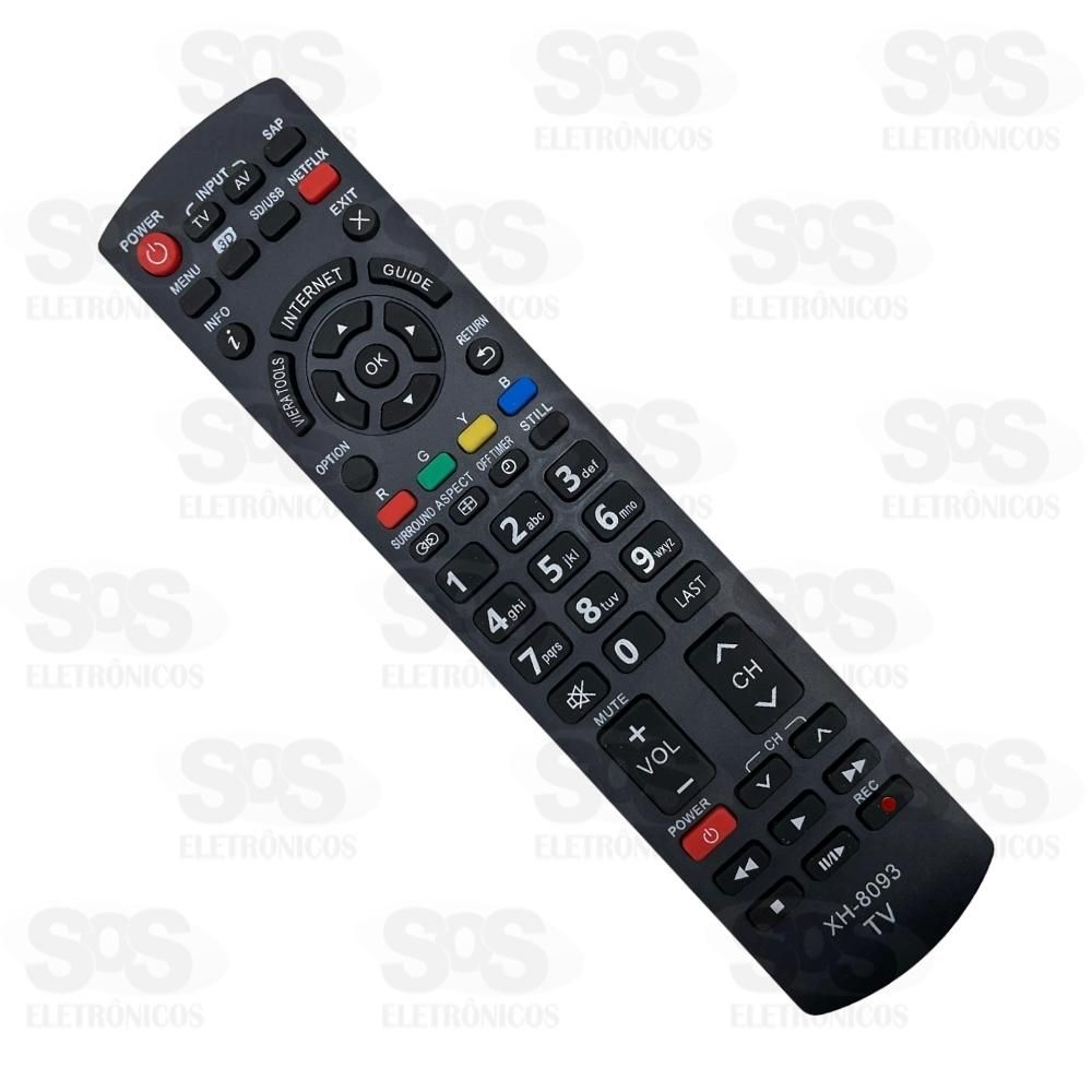 Controle Remoto Panasonic Smart 3D XH 8093
