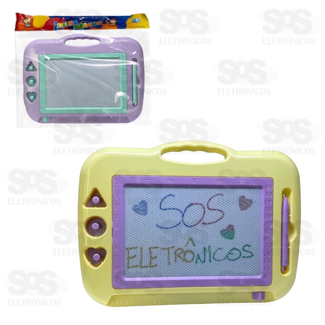 Lousa Mgica Infantil Com Carimbos 21x28,5cm XH-1014