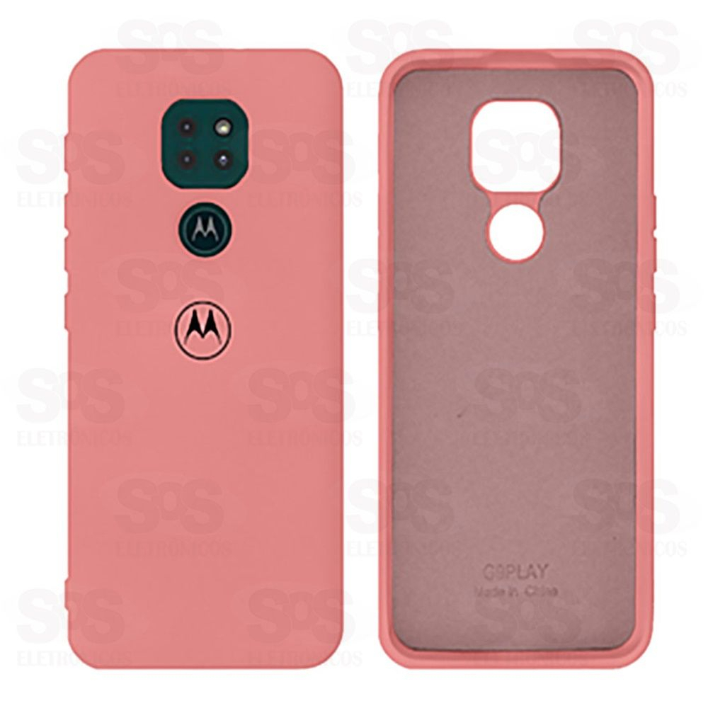Case Aveludada Blister Motorola One Fusion Plus Cores Variadas 