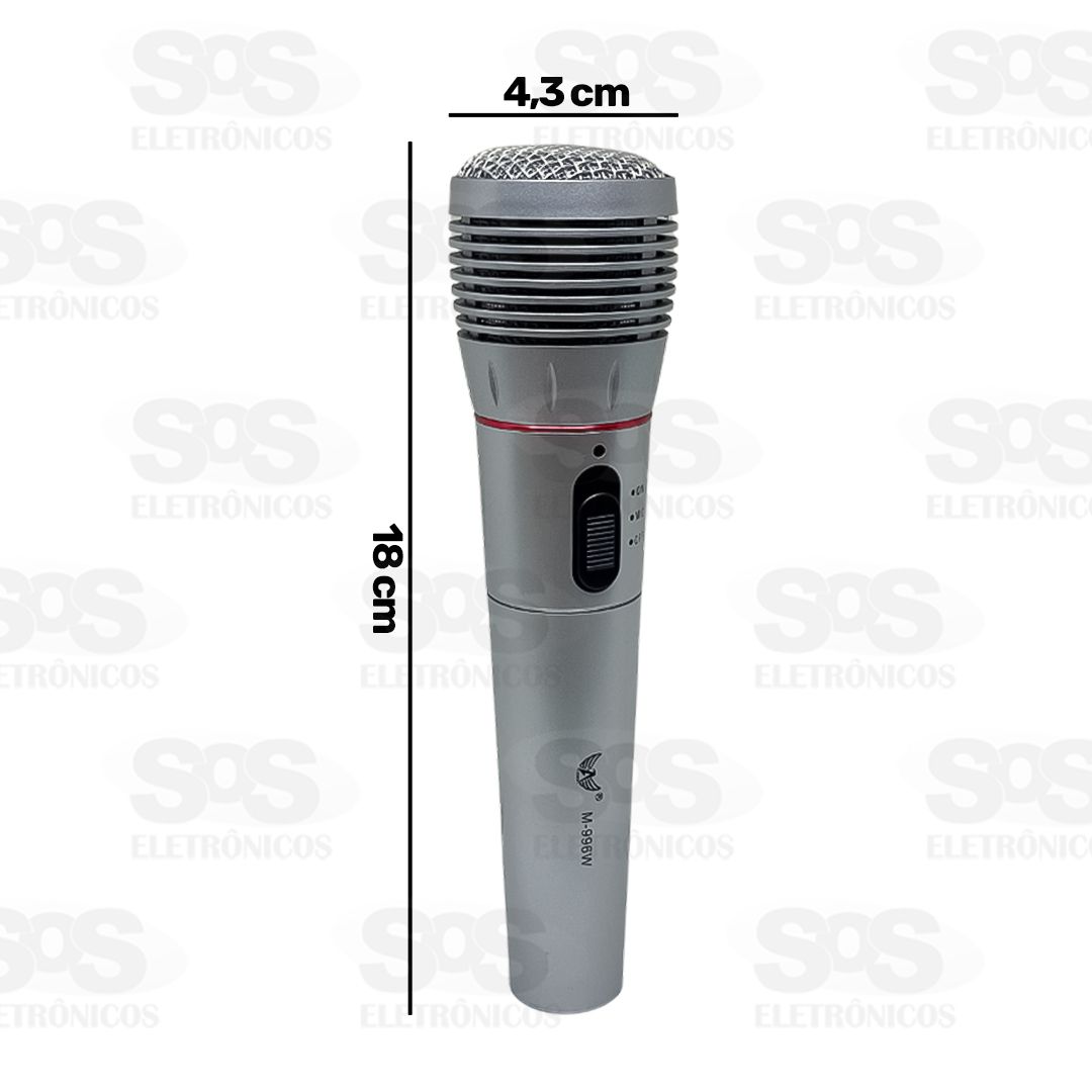 Microfone Sem Fio Altomex M-996W