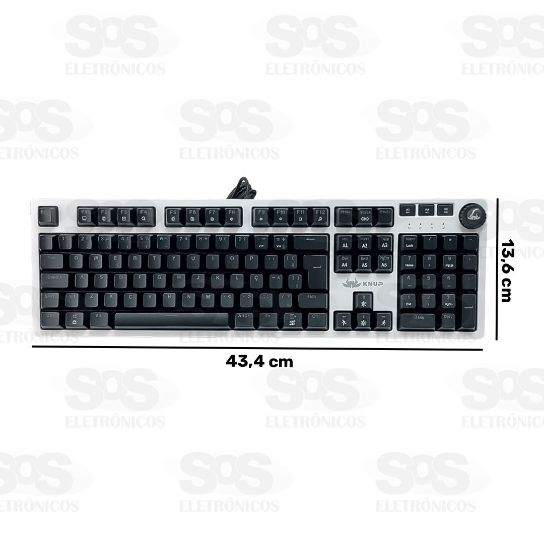 Teclado Gamer Mecnico Com LED Knup KP-TE101