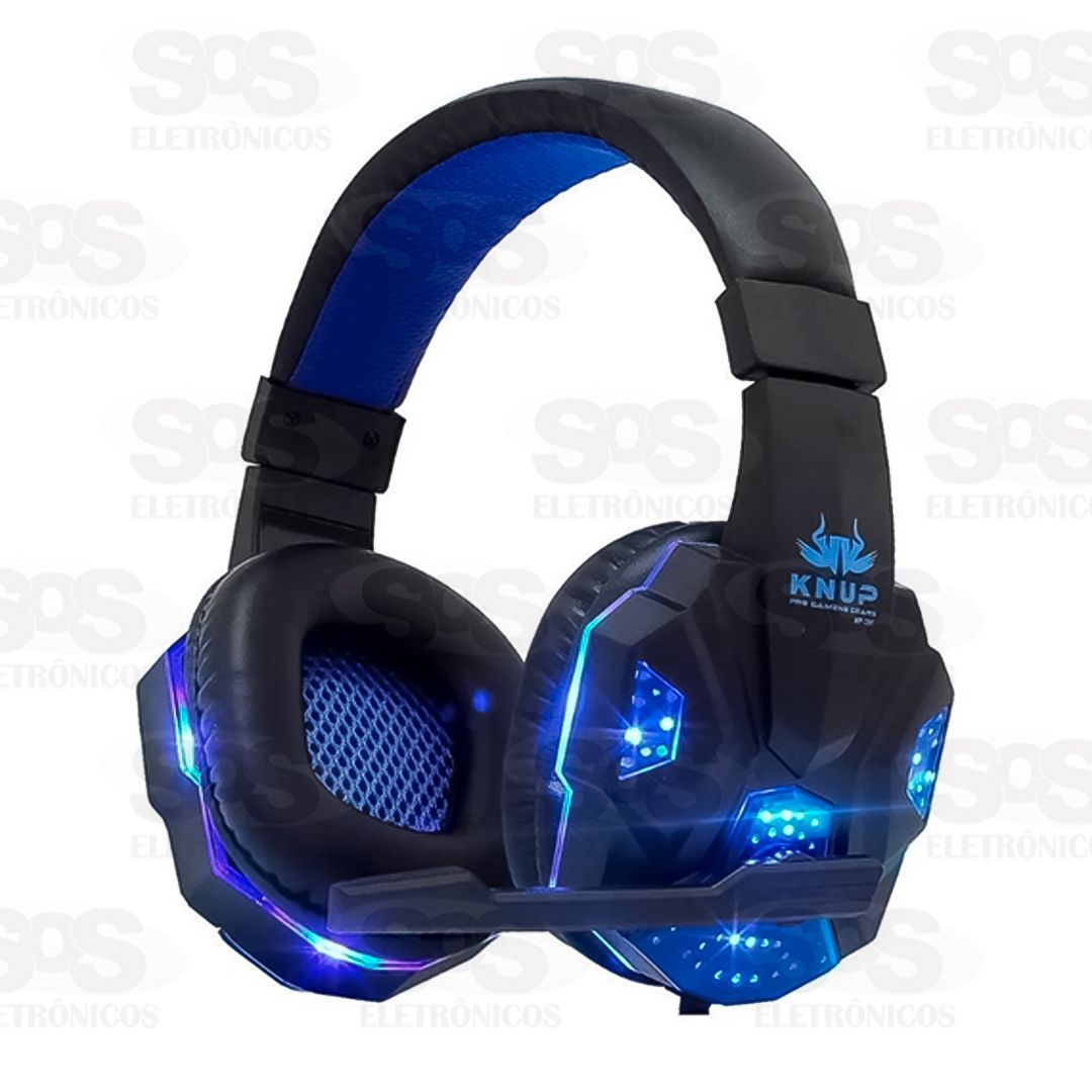 Fone Headset Gamer Super Bass HD Knup KP397
