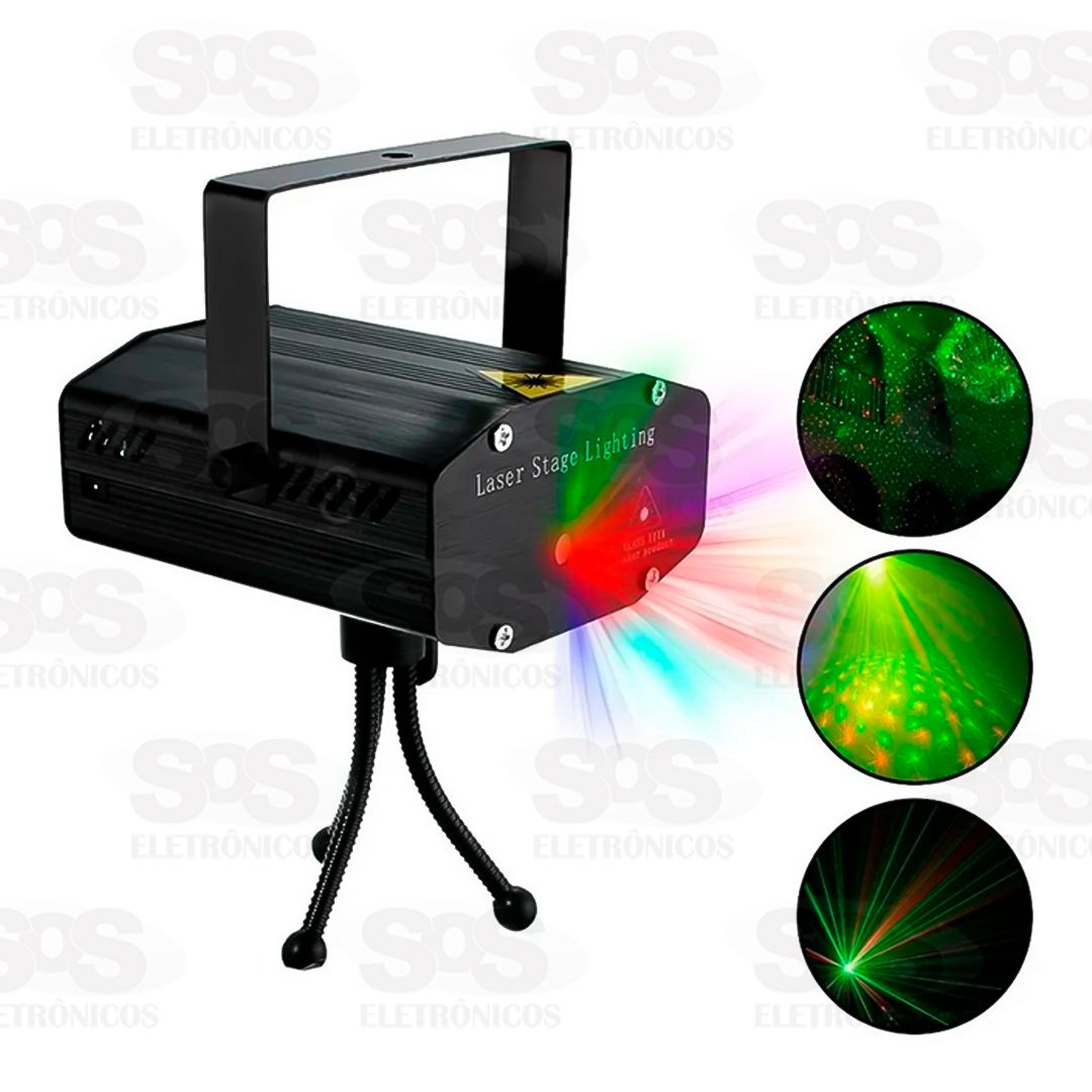 Mini Projetor Hologrfico Crculos Pontilhados RL-09