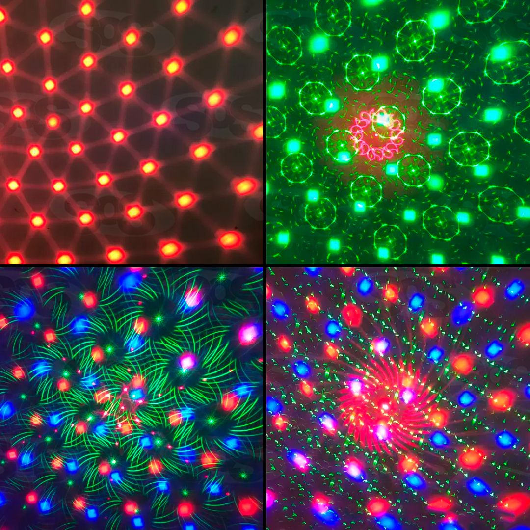 Super Projetor De LED Profissional Com Controle Maxbom 40041-024