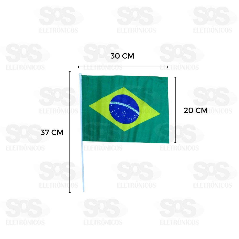 Bandeira Do Brasil Para Carro Mdia 20x30 cm