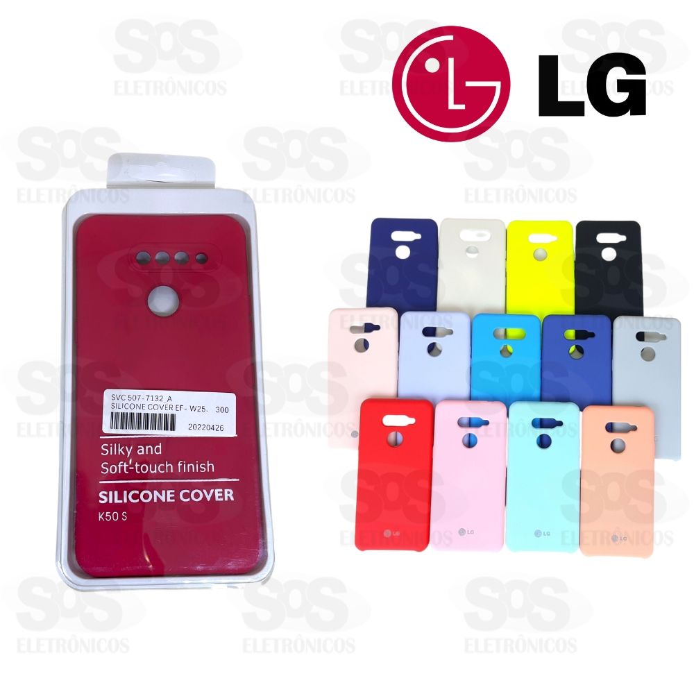 Case Aveludada Blister LG K50S Cores Variadas