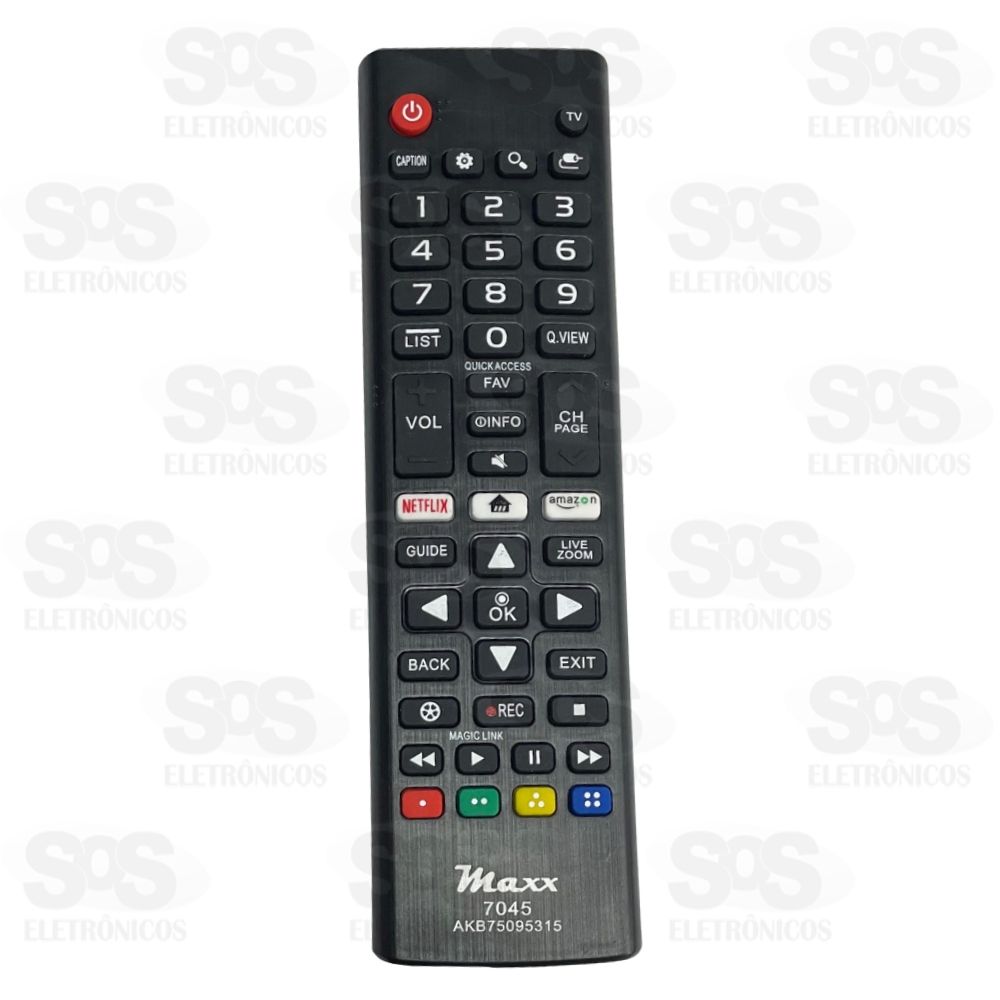 Controle Remoto LG Netflix e Amazon Maxx 7045