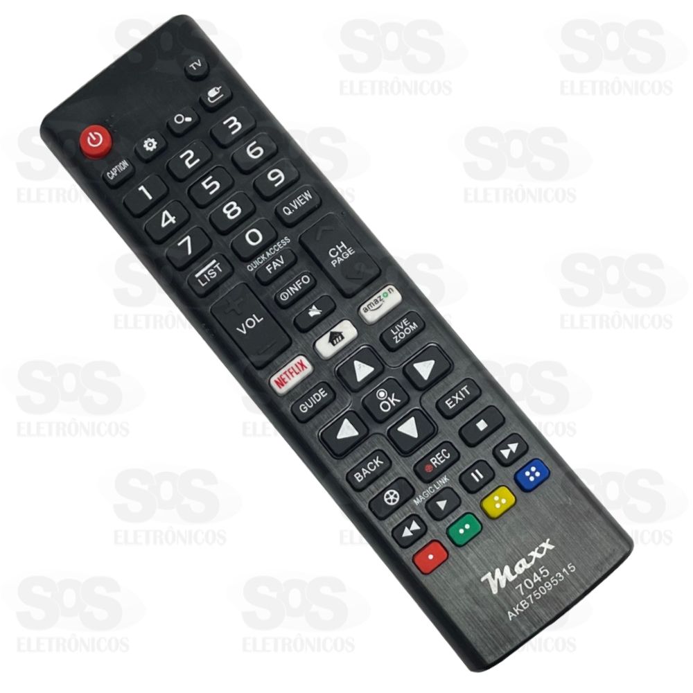 Controle Remoto LG Netflix e Amazon Maxx 7045