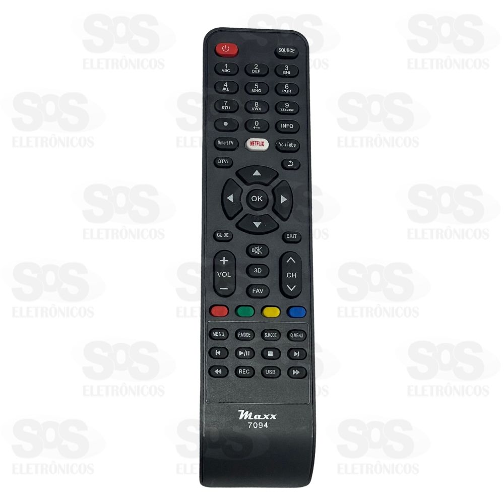 Controle Remoto Philco Tecla Netflix Maxx 7094