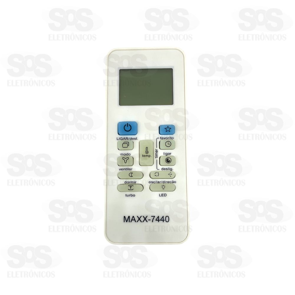 Controle Remoto Para Ar Condicionado Carrier Maxx 7440