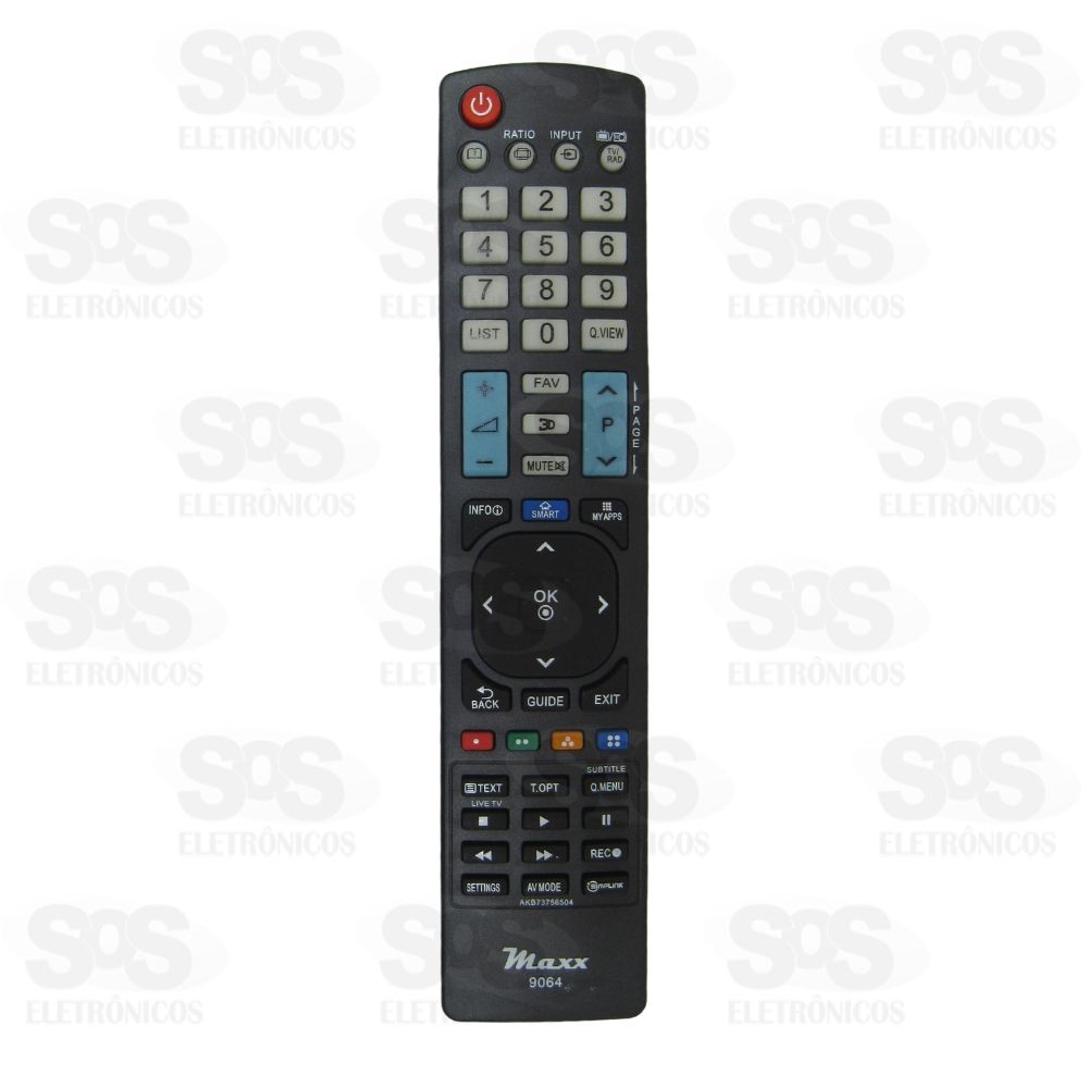 Controle Remoto TV LG Smart Maxx 9064