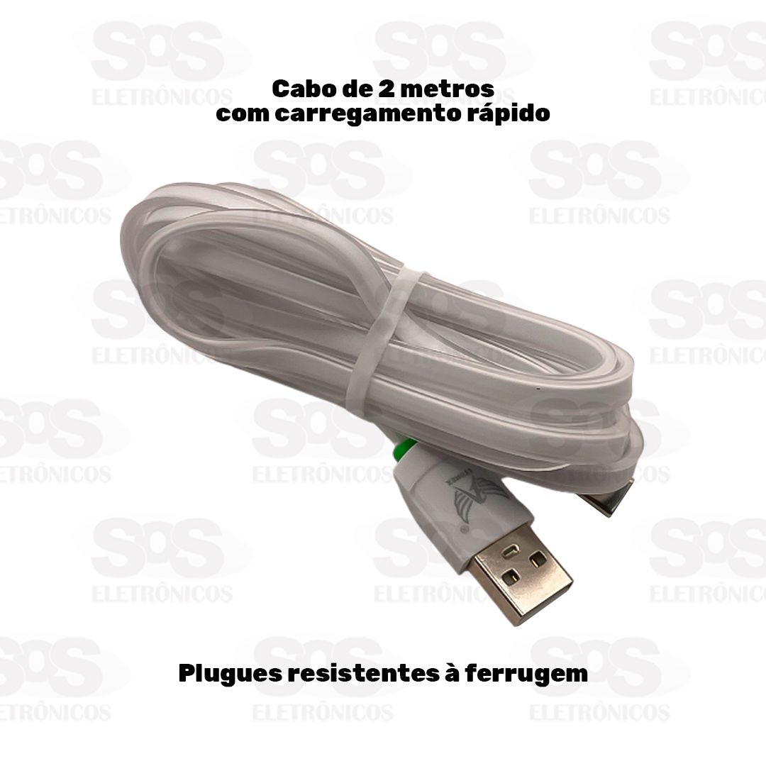 Cabo De Dados Iphone Turbo 2 Metros Altomex AL-306-5G