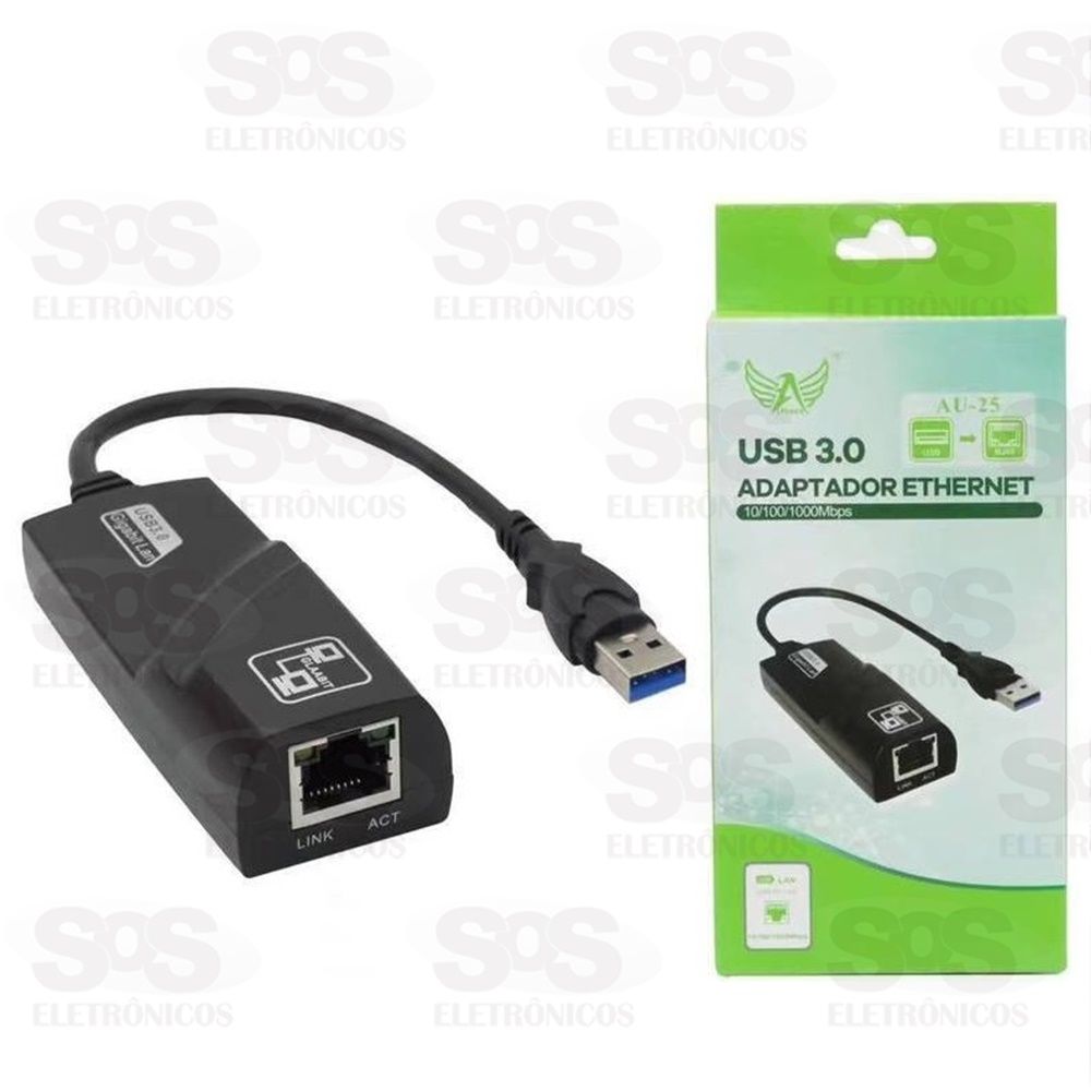 Adaptador Conversor USB 3.0 Para RJ45 Altomex AU-25 