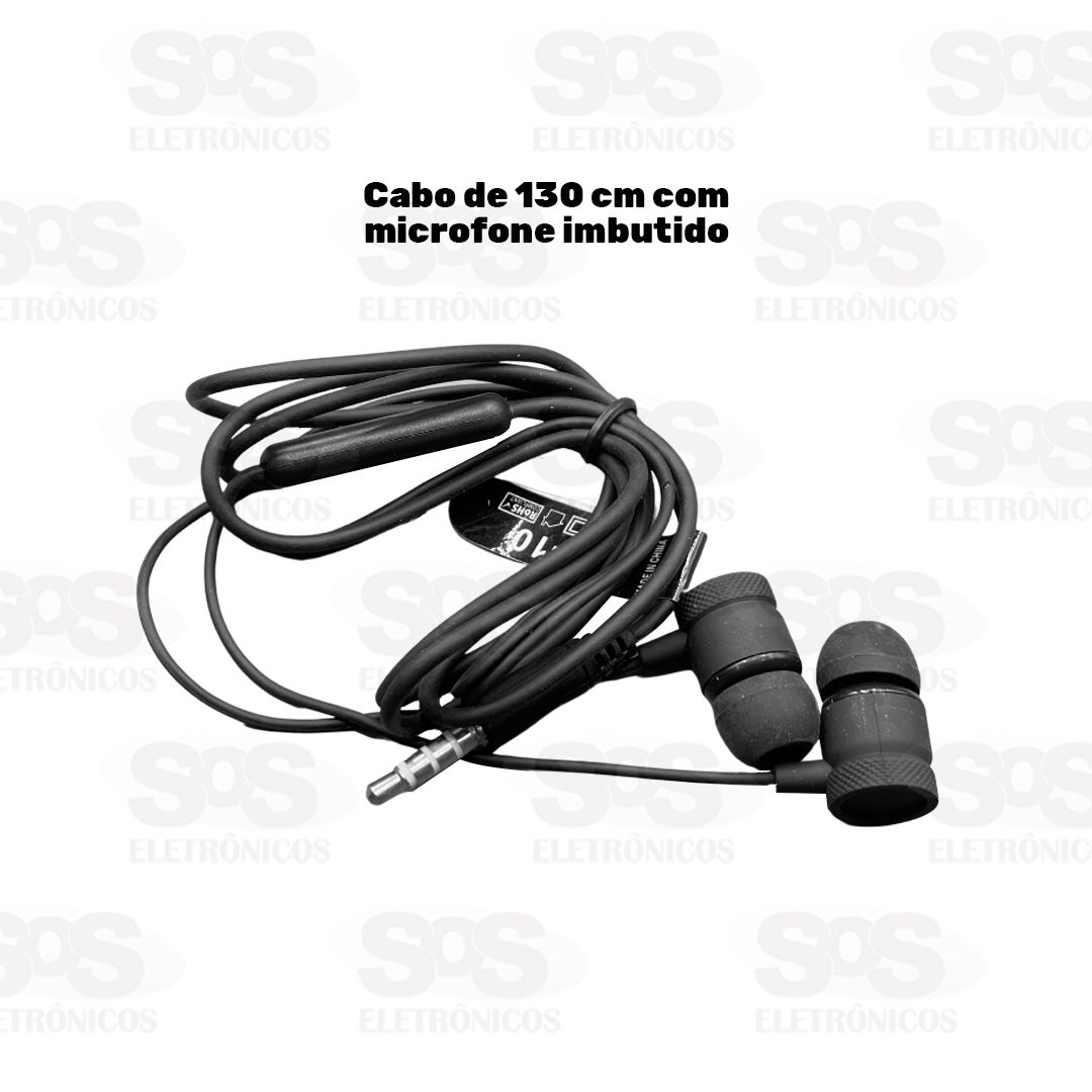 Fone Auricular Com Microfone Altomex AT-10