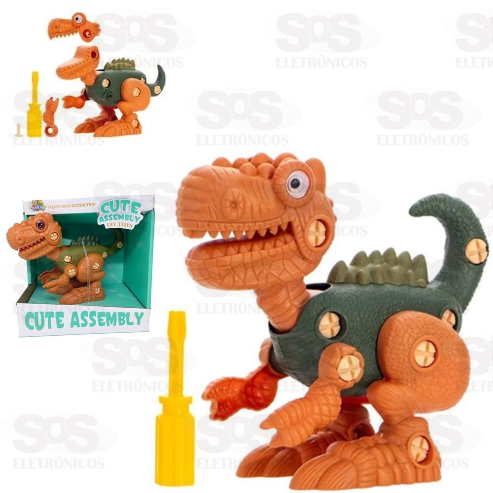 Brinquedo Trator Dino Dinossauro Jogo Argolas Musical 360