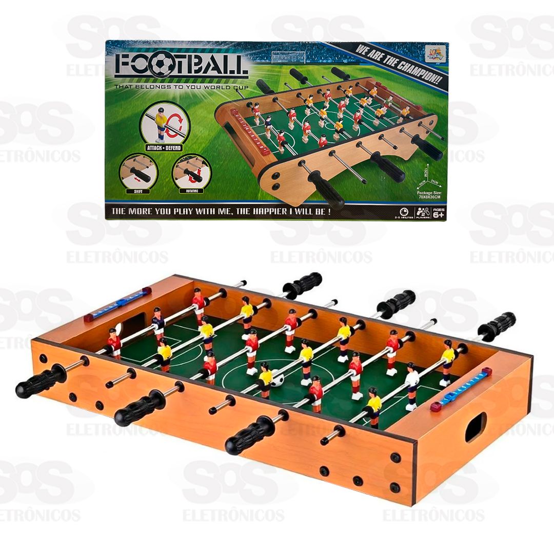 Jogo Futebol De Mesa Pebolim Toy King TK-AB2727