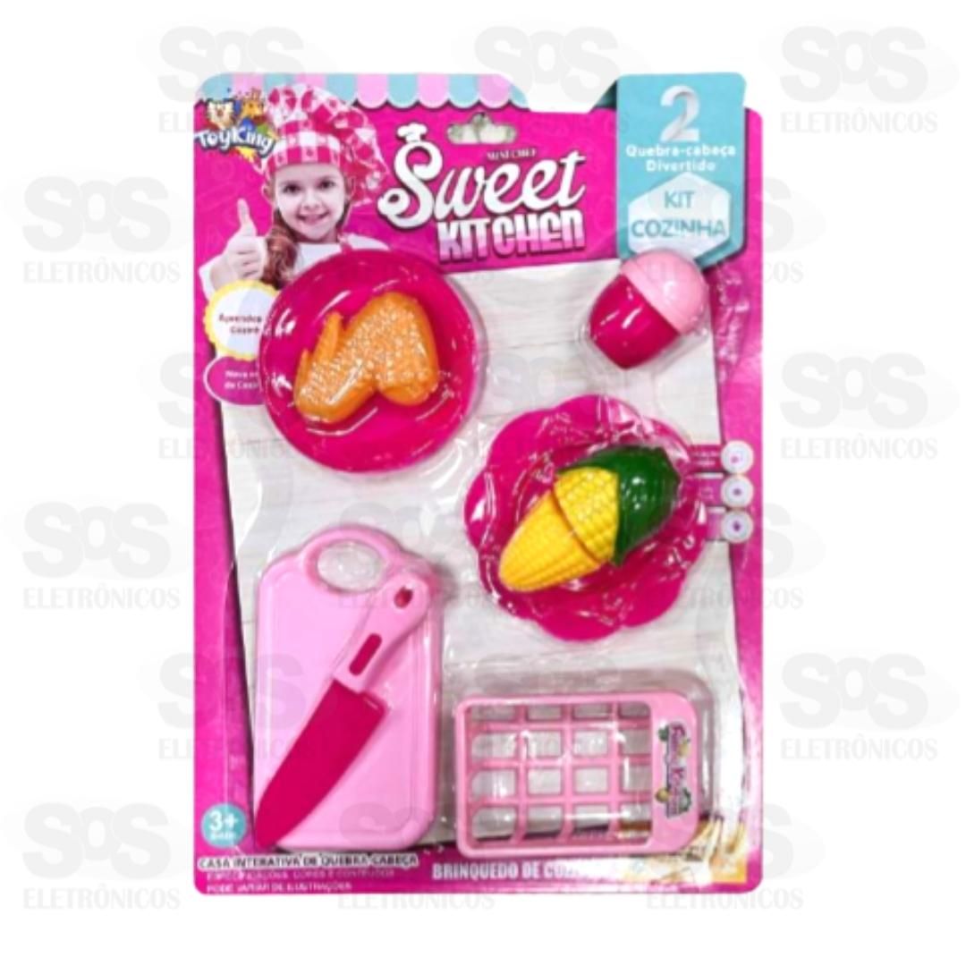 Kit Cozinha com 8 Peas Toy King TK-2003