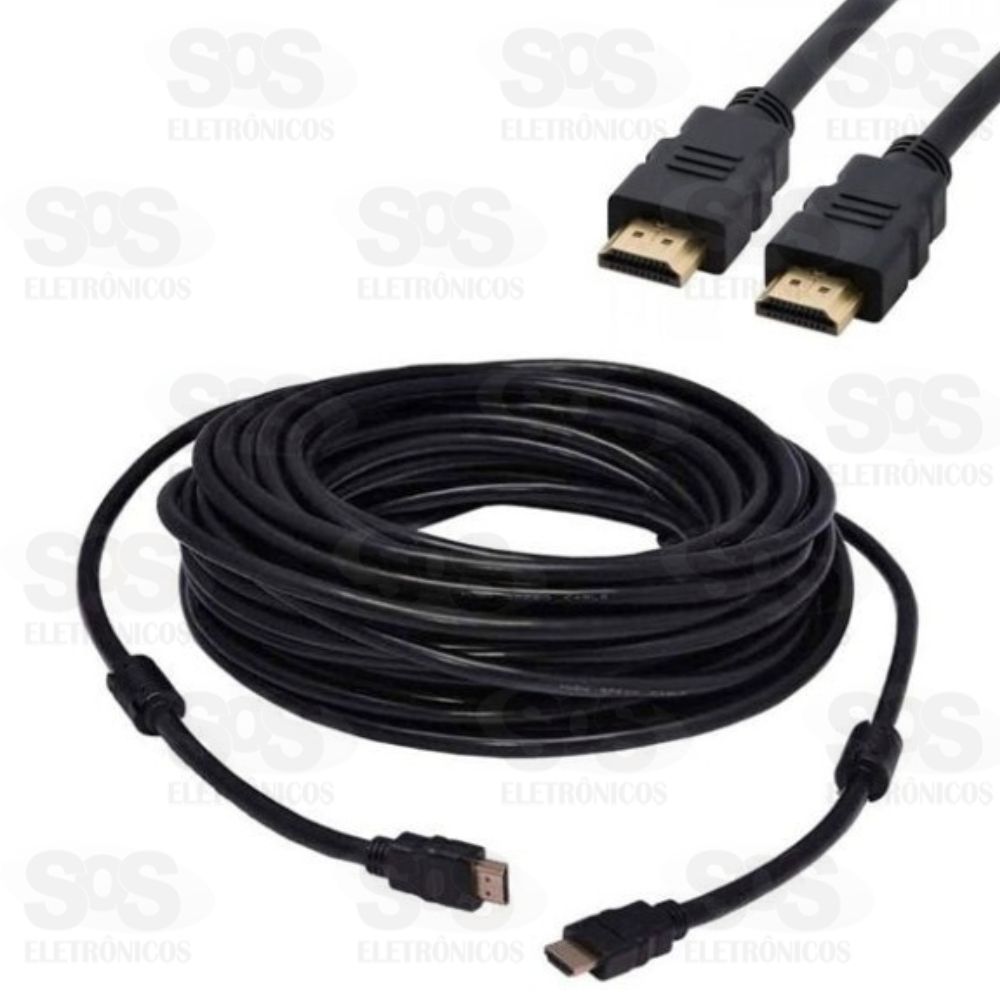 Cabo hdmi 10 metros com filtro 1080p su 064