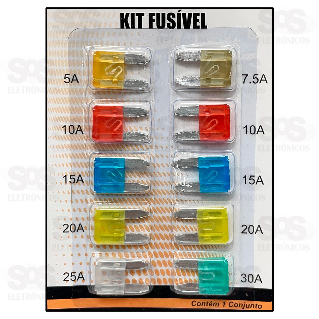 Kit Fusvel Geral Com 10 Unidades Troya Tools TRY-9558