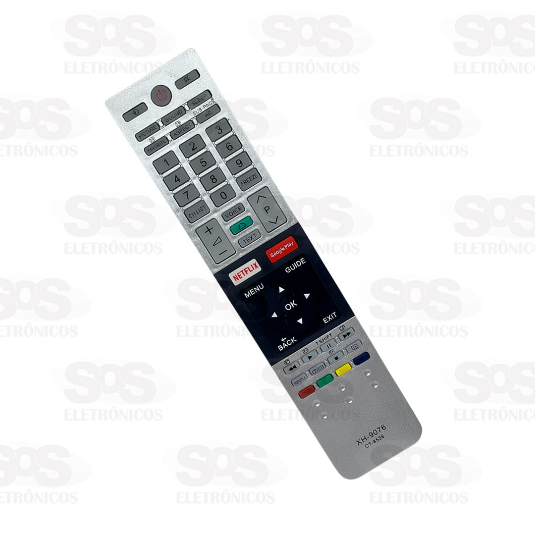 Controle Remoto Toshiba Smart Netflix / Google Play XH 9076