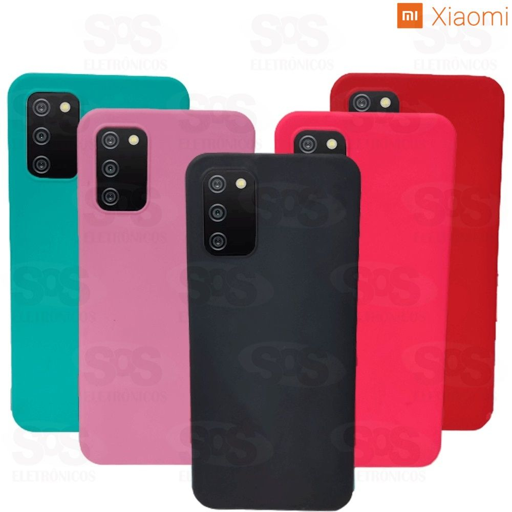 Capa Emborrachada Malevel Xiaomi Note 8 Cores variadas 