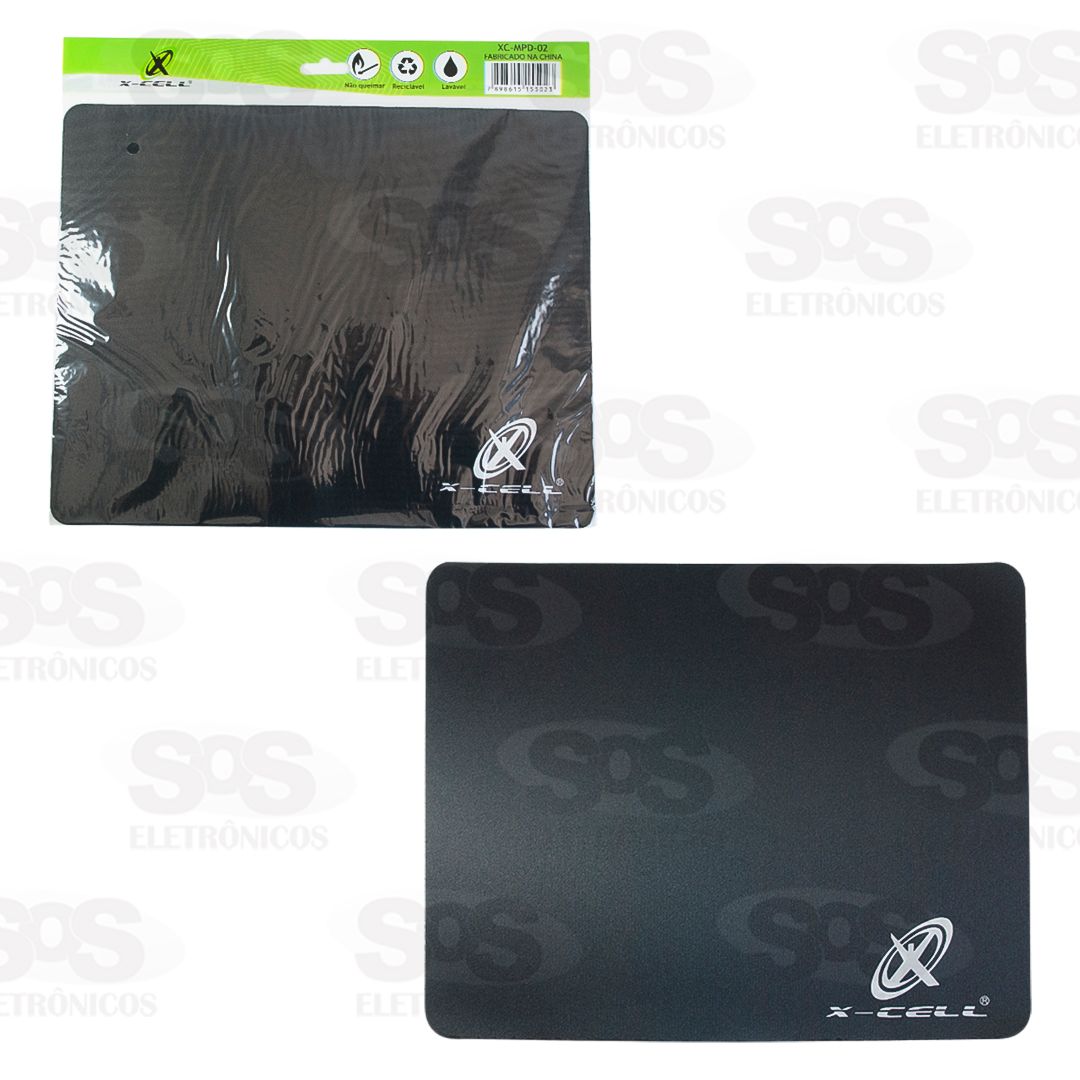 Mouse Pad Slim Emborrachado 18x22cm X-cell XC-MPD-01